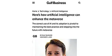 Gulf Business AI Article